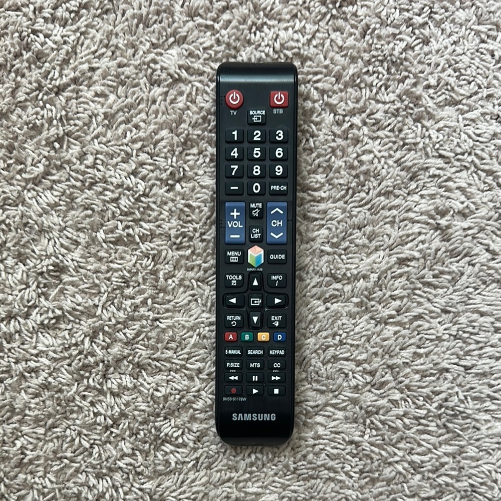 Samsung Universal Remote BN59-01178W with Smart Hub Button